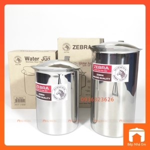 Bình nước inox Zebra có nắp 115014