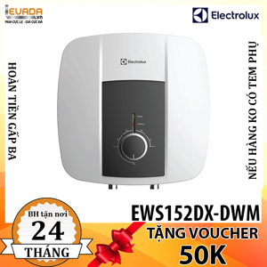 Bình nóng lạnh Electrolux EWS152DX-DWM - 15 lít, 1000W+1500W