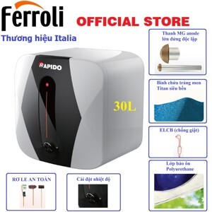 Bình nóng lạnh Rapido Frido FE30L
