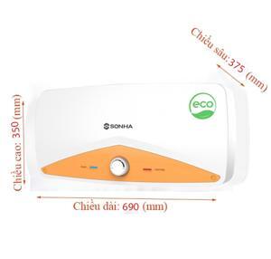 Bình nóng lạnh Sơn Hà Eco S20NC - ngang, 20 lít