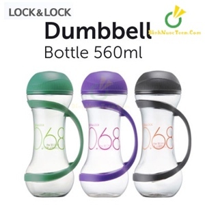 Bình nước Lock&Lock HAP505V - màu tím/ xanh/ đen, 560ml