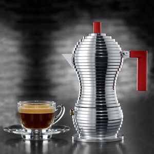 Bình pha cafe espresso moca pot 3 tách kiểu Ý Alessi MDL02/3 R