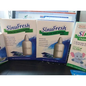 Bình rửa mũi SinuFresh kèm 30 muối