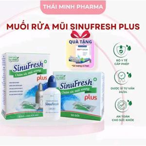 Bình rửa mũi SinuFresh kèm 30 muối