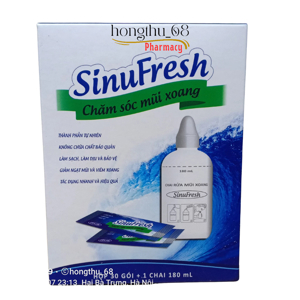 Bình rửa mũi SinuFresh kèm 30 muối