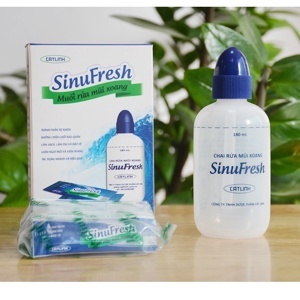 Bình rửa mũi SinuFresh kèm 30 muối