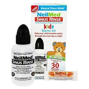 Bình rửa mũi trẻ em neilmed kèm 30 gói muối