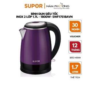 Bình siêu tốc Supor SWF17S18AVN