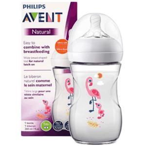 Bình Sữa Avent 260ml Flamingo