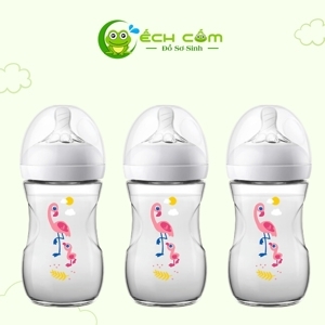 Bình Sữa Avent 260ml Flamingo