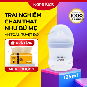 Bình sữa mô phỏng tự nhiên Philips Avent Natural 125ml