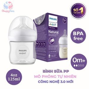 Bình sữa mô phỏng tự nhiên Philips Avent Natural 125ml