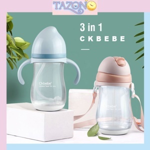 Bình sữa cổ rộng mô phỏng tự nhiên có tay cầm Bebe Confort 240ml