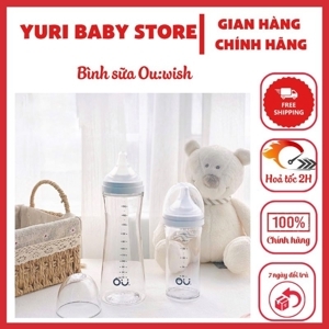 Bình sữa cao cấp OU:Wish Hàn Quốc 140ML