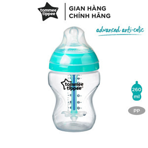 Bình sữa chống đầy hơi Tommee Tippee Advanced Anti-Colic - 260ml, 1 bình