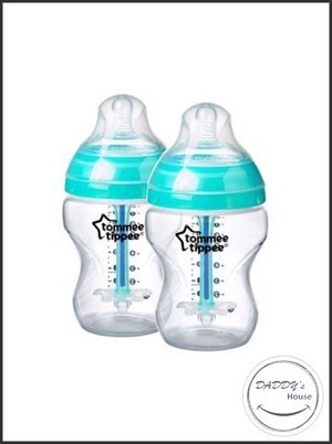 Bình sữa chống đầy hơi Tommee Tippee Advanced Anti-Colic - 260ml, 2 bình