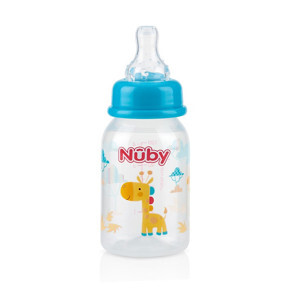 Bình sữa chống sặc cổ hẹp Nuby Non-Drip 120 ml