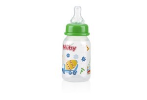 Bình sữa chống sặc cổ hẹp Nuby Non-Drip 120 ml