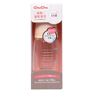 Bình sữa thủy tinh Chuchu Baby 150ml