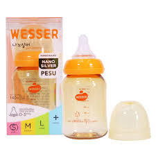 Bình sữa cổ nhỏ Nano Wesser - 140 ml