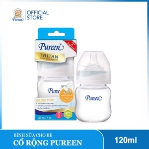 Bình sữa cổ rộng Pureen 120ml