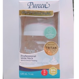 Bình sữa cổ rộng Pureen 120ml