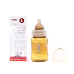 Bình sữa I-Byeol Nano Silver cổ rộng size L 260ml (Trên 6 tháng)