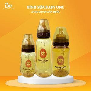 Bình sữa cổ hẹp Nano Silver Baby One 150ml