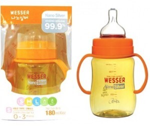 Bình sữa Nano Wesser 180ml