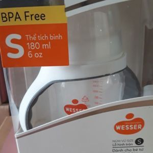 Bình sữa Nano Wesser 180ml