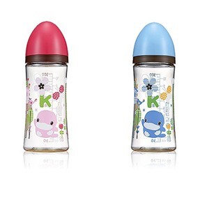 Bình Sữa Nhựa PES Cổ Rộng Kuku KU5853A - 300 ml