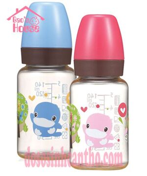 Bình Sữa Nhựa PES Cổ Thường Kuku KU5850A - 140 ml