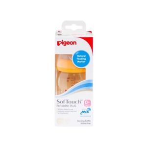 Bình sữa nhựa PPSU cổ rộng Pigeon 160ml