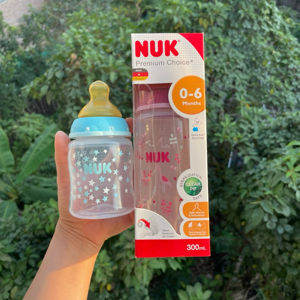 Bình sữa nhựa PP Nuk cao su - 150ml