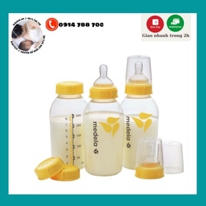 Bình sữa đơn có núm vú Medela 250ml