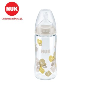 Bình sữa PA Nuk núm silicone S1-M NU21473 - 300ml