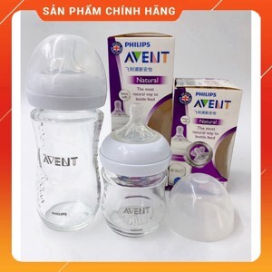 Bình sữa Philips Avent Natural thủy tinh 8oz 240ml