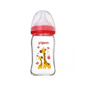 Bình sữa Pigeon Thủy tinh Plus Con Hươu 160 ml