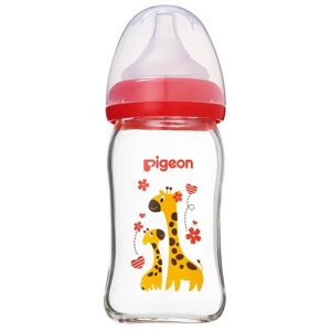 Bình sữa Pigeon Thủy tinh Plus Con Hươu 160 ml