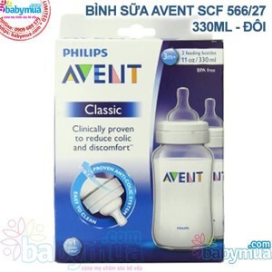 Bình sữa PP 330ml đôi-SCF566/27