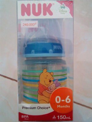 Bình sữa PP Nuk Disney núm silicone S1-M NU11732 - 150ml