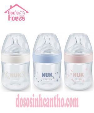 Bình sữa PP Nuk Nature Sense núm silicone S1-M NU21497 - 150ml