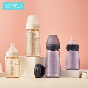 Bình sữa PPSU Hàn Quốc Mother-K 280ml (Xanh)