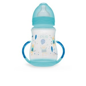 Bình sữa Pur cổ rộng có quai 250ml PUR9023