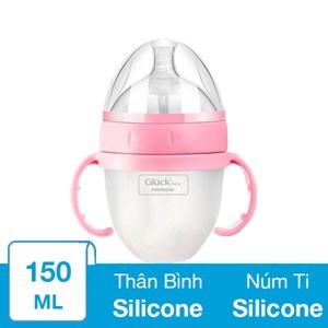 Bình sữa silicon Gluck Premium - 150ml