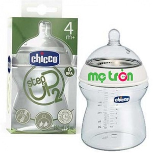 Bình sữa Step Up Chicco 4m+ dòng chảy nhanh 250ml