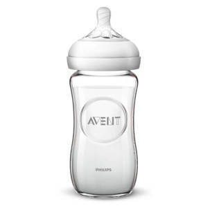 Bình sữa thủy tinh Philips Avent Natural SCF673/13 240ml