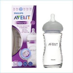 Bình sữa thủy tinh Philips Avent Natural SCF673/13 240ml