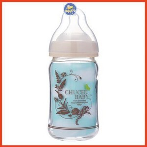 Bình sữa thủy tinh cổ rộng G Chuchu Baby 160ml