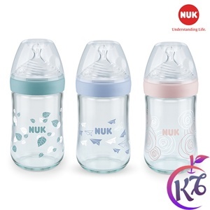 Bình sữa thủy tinh Nuk Nature Sense NU21498 - 240ml